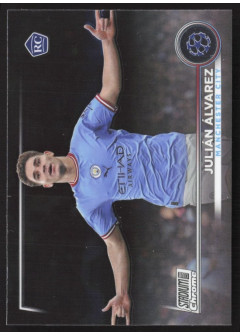 Julián Álvarez, Kartička, 2022-23 Topps Stadium Club Chrome UEFA Club Competitions, BASE