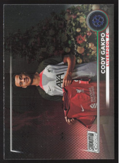 Cody Gakpo, Kartička, 2022-23 Topps Stadium Club Chrome UEFA Club Competitions, BASE