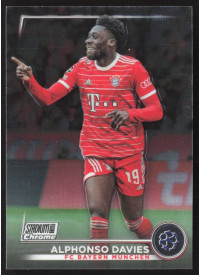 Alphonso Davies, Kartička, 2022-23 Topps Stadium Club Chrome UEFA Club Competitions, BASE