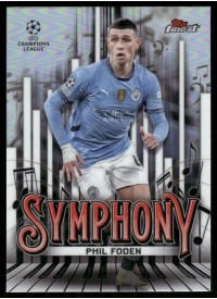 Phil Foden, Kartička, Topps Finest UEFA Club Competitions 2024-2025