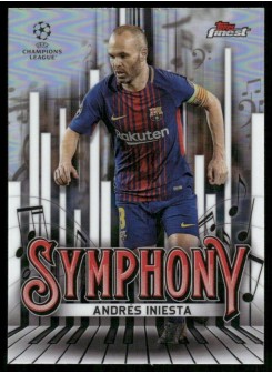 Andrés Iniesta, Kartička, Topps Finest UEFA Club Competitions 2024-2025