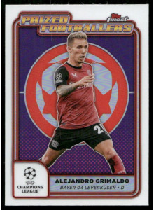 Alejandro Grimaldo, Kartička, Topps Finest UEFA Club Competitions 2024-2025