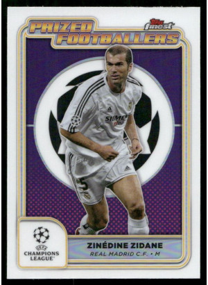 Zinédine Zidane, Card, Topps Finest UEFA Club Competitions 2024-2025