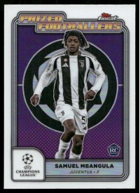 Samuel Mbangula, Kartička, Topps Finest UEFA Club Competitions 2024-2025