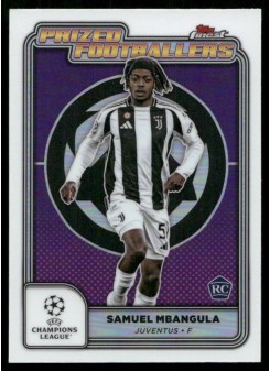 Samuel Mbangula, Kartička, Topps Finest UEFA Club Competitions 2024-2025