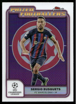 Sergio Busquets, Kartička, Topps Finest UEFA Club Competitions 2024-2025