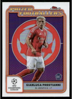 Gianluca Prestianni, Kartička, Topps Finest UEFA Club Competitions 2024-2025