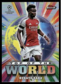 Bukayo Saka, Kartička, Topps Finest UEFA Club Competitions 2024-2025