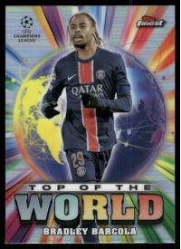 Bradley Barcola, Kartička, Topps Finest UEFA Club Competitions 2024-2025