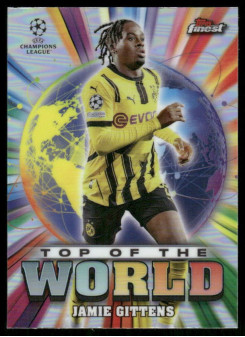 Jamie Gittens, Kartička, Topps Finest UEFA Club Competitions 2024-2025