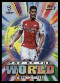William Saliba, Kartička, Topps Finest UEFA Club Competitions 2024-2025