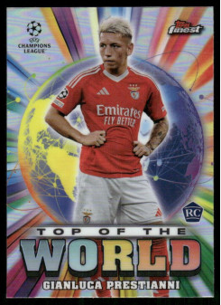 Gianluca Prestianni, Kartička, Topps Finest UEFA Club Competitions 2024-2025
