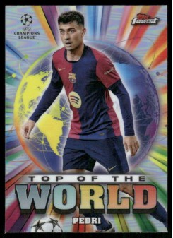 Pedri, Kartička, Topps Finest UEFA Club Competitions 2024-2025