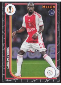 Carlos Forbs, Kartička, Topps Merlin Chrome UEFA Club Competitions 2023-24, BASE Carlos Forbs, Kartička, Topps Merlin Chrome UEFA Club Competitions 2023-24, BASE