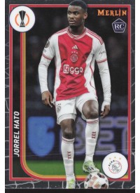 Jorrel Hato, Kartička, Topps Merlin Chrome UEFA Club Competitions 2023-24, BASE Jorrel Hato, Kartička, Topps Merlin Chrome UEFA Club Competitions 2023-24, BASE