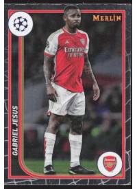 Gabriel Jesus, Kartička, Topps Merlin Chrome UEFA Club Competitions 2023-24, BASE