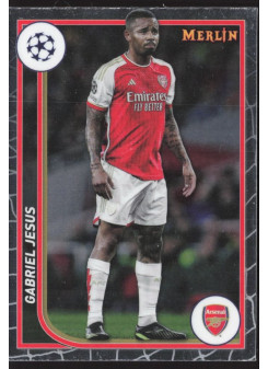 Gabriel Jesus, Kartička, Topps Merlin Chrome UEFA Club Competitions 2023-24, BASE