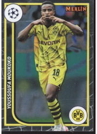 Youssoufa Moukoko, Kartička, Topps Merlin Chrome UEFA Club Competitions 2023-24, BASE