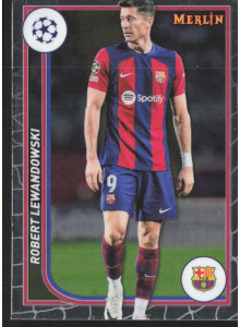 Robert Lewandowski, Kartička, Topps Merlin Chrome UEFA Club Competitions 2023-24, BASE