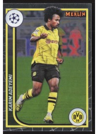 Karim Adeyemi, Kartička, Topps Merlin Chrome UEFA Club Competitions 2023-24, BASE Karim Adeyemi, Kartička, Topps Merlin Chrome UEFA Club Competitions 2023-24, BASE