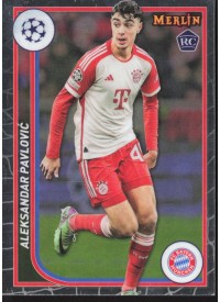 Aleksandar Pavlovic, Kartička, Topps Merlin Chrome UEFA Club Competitions 2023-24, BASE