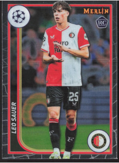 Leo Sauer, Kartička, Topps Merlin Chrome UEFA Club Competitions 2023-24, BASE