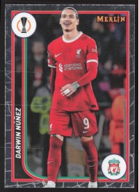 Darwin Nunez, Kartička, Topps Merlin Chrome UEFA Club Competitions 2023-24, BASE