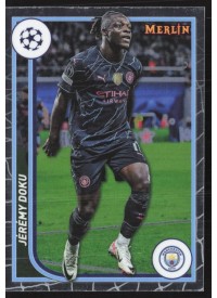 Jeremy Doku, Kartička, Topps Merlin Chrome UEFA Club Competitions 2023-24, BASE