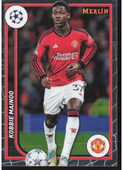 Kobbie Mainoo, Kartička, Topps Merlin Chrome UEFA Club Competitions 2023-24, BASE