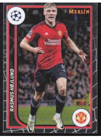 Rasmus Hojlund, Kartička, Topps Merlin Chrome UEFA Club Competitions 2023-24, BASE