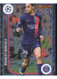 Bradley Barcola, Kartička, Topps Merlin Chrome UEFA Club Competitions 2023-24, BASE