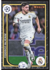 Federico Valverde, Kartička, Topps Merlin Chrome UEFA Club Competitions 2023-24, BASE