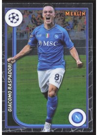Giacomo Raspadori, Kartička, Topps Merlin Chrome UEFA Club Competitions 2023-24, BASE