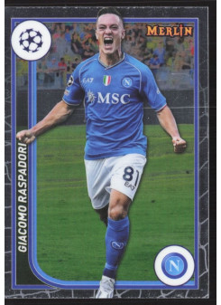 Giacomo Raspadori, Kartička, Topps Merlin Chrome UEFA Club Competitions 2023-24, BASE