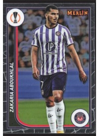 Zakaria Aboukhlal, Kartička, Topps Merlin Chrome UEFA Club Competitions 2023-24, BASE