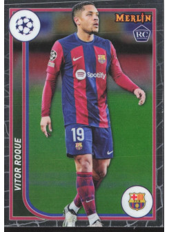 Vitor Roque, Kartička, Topps Merlin Chrome UEFA Club Competitions 2023-24, BASE