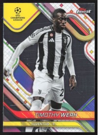 Timothy Weah, Kartička, Topps Finest UEFA Club Competitions 2024-2025, BASE Timothy Weah, Kartička, Topps Finest UEFA Club Competitions 2024-2025, BASE