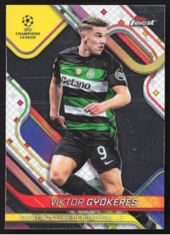 Viktor Gyökeres, Kartička, Topps Finest UEFA Club Competitions 2024-2025, BASE