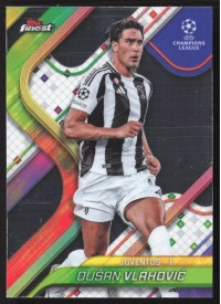 Dušan Vlahović, Kartička, Topps Finest UEFA Club Competitions 2024-2025, BASE