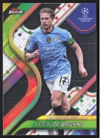 Kevin De Bruyne, Kartička, Topps Finest UEFA Club Competitions 2024-2025, BASE Kevin De Bruyne, Kartička, Topps Finest UEFA Club Competitions 2024-2025, BASE