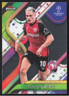 Florian Wirtz, Kartička, Topps Finest UEFA Club Competitions 2024-2025, BASE