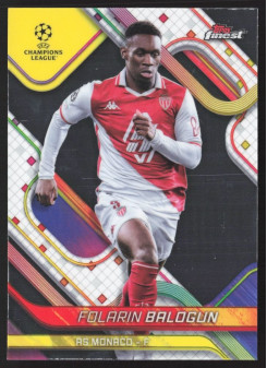 Folarin Balogun, Kartička, Topps Finest UEFA Club Competitions 2024-2025, BASE