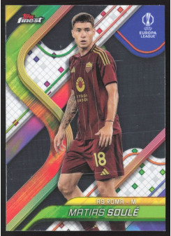 Matias Soulé, Kartička, Topps Finest UEFA Club Competitions 2024-2025, BASE