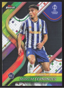 Martim Fernandes, Kartička, Topps Finest UEFA Club Competitions 2024-2025, BASE