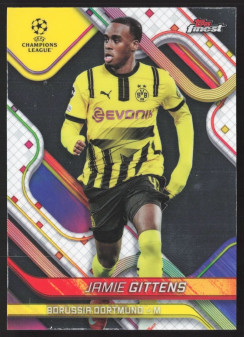 Jamie Gittens, Kartička, Topps Finest UEFA Club Competitions 2024-2025, BASE