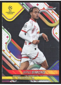 Xavi Simons, Kartička, Topps Finest UEFA Club Competitions 2024-2025, BASE