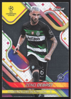 Zeno Debast, Kartička, Topps Finest UEFA Club Competitions 2024-2025, BASE