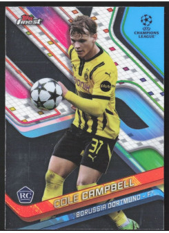 Cole Campbell, Kartička, Topps Finest UEFA Club Competitions 2024-2025, BASE