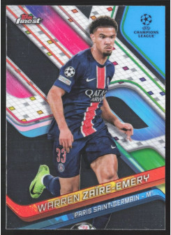 Warren Zaïre-Emery, Kartička, Topps Finest UEFA Club Competitions 2024-2025, BASE