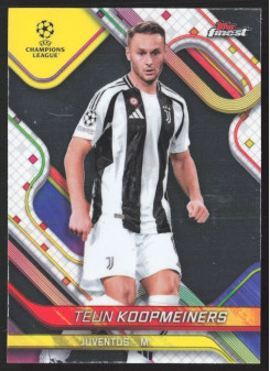 Teun Koopmeiners, Kartička, Topps Finest UEFA Club Competitions 2024-2025, BASE